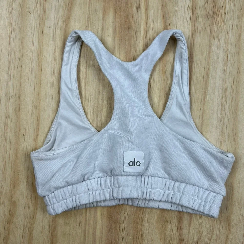 Alo‎ Airlift Advantage Racerback Sports Bra Small White